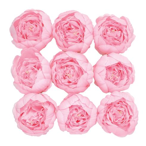 10 pcs 3-Inch Artificial Faux SILK PEONY FLOWER Heads Wedding Party Supplies - Picture 49 of 54