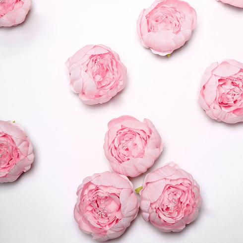 10 pcs 3-Inch Artificial Faux SILK PEONY FLOWER Heads Wedding Party Supplies - Picture 48 of 54