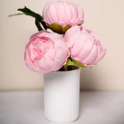 10 pcs 3-Inch Artificial Faux SILK PEONY FLOWER Heads Wedding Party Supplies - Picture 47 of 54