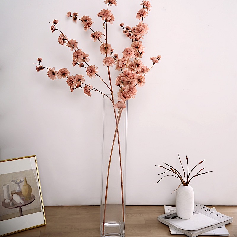 2 pcs 42-Inch Stem SILK Carnation ARTIFICIAL FLOWERS Sprays Wedding Supplies