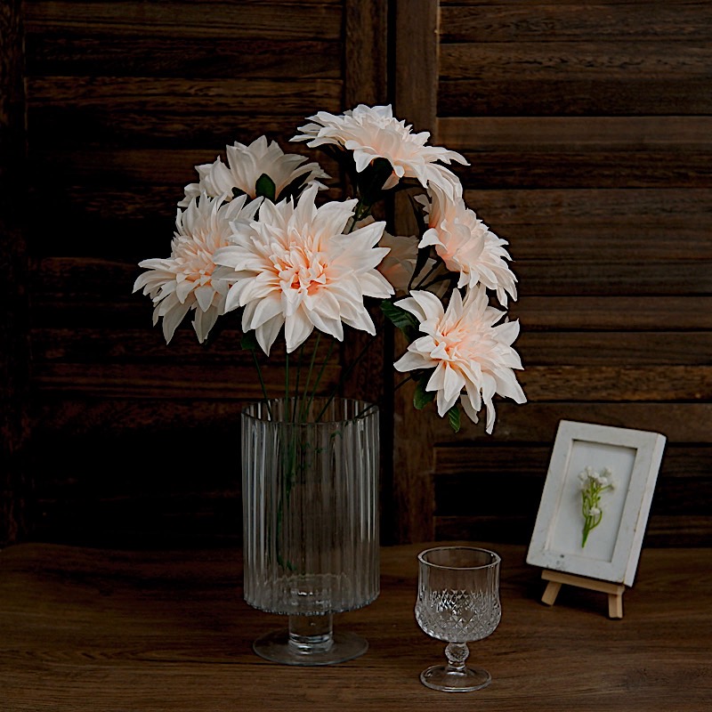 2 pièces 20 pouces BUISSONS FLEURS ARTIFICIELLES fête de mariage fournitures ménagères - Photo 6/66
