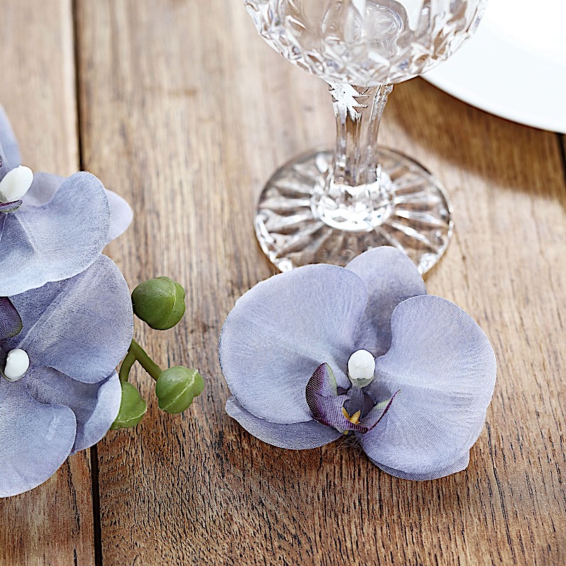 20 pcs 4" Faux Silk Orchid Flower Heads Wedding Party Events Home Decorations - Picture 7 of 50