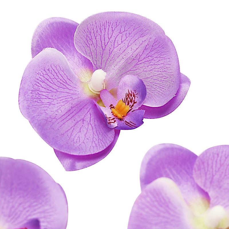 20 pcs 4" Faux Silk Orchid Flower Heads Wedding Party Events Home Decorations - Picture 19 of 50