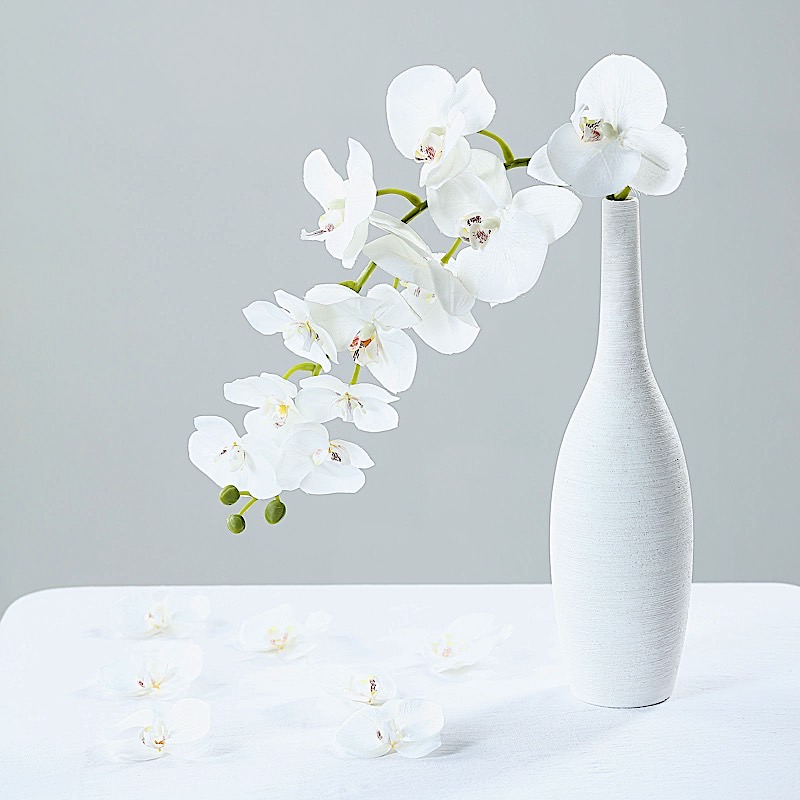 20 pcs 4" Faux Silk Orchid Flower Heads Wedding Party Events Home Decorations - Picture 38 of 50