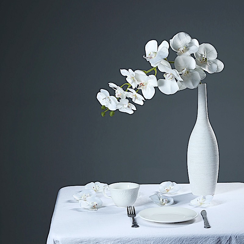20 pcs 4" Faux Silk Orchid Flower Heads Wedding Party Events Home Decorations - Picture 40 of 50