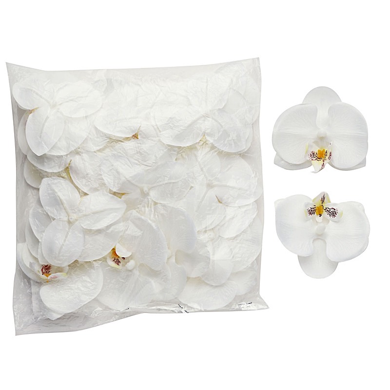 20 pcs 4" Faux Silk Orchid Flower Heads Wedding Party Events Home Decorations - Picture 39 of 50