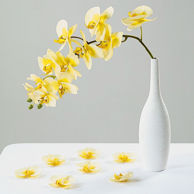 20 pcs 4" Faux Silk Orchid Flower Heads Wedding Party Events Home Decorations - Picture 47 of 50