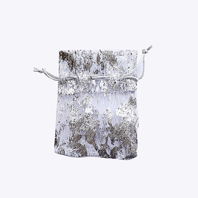 12 Metallic 4" x 5" Polyester Party FAVOR BAGS Pull String Events Decorations - Picture 20 of 25