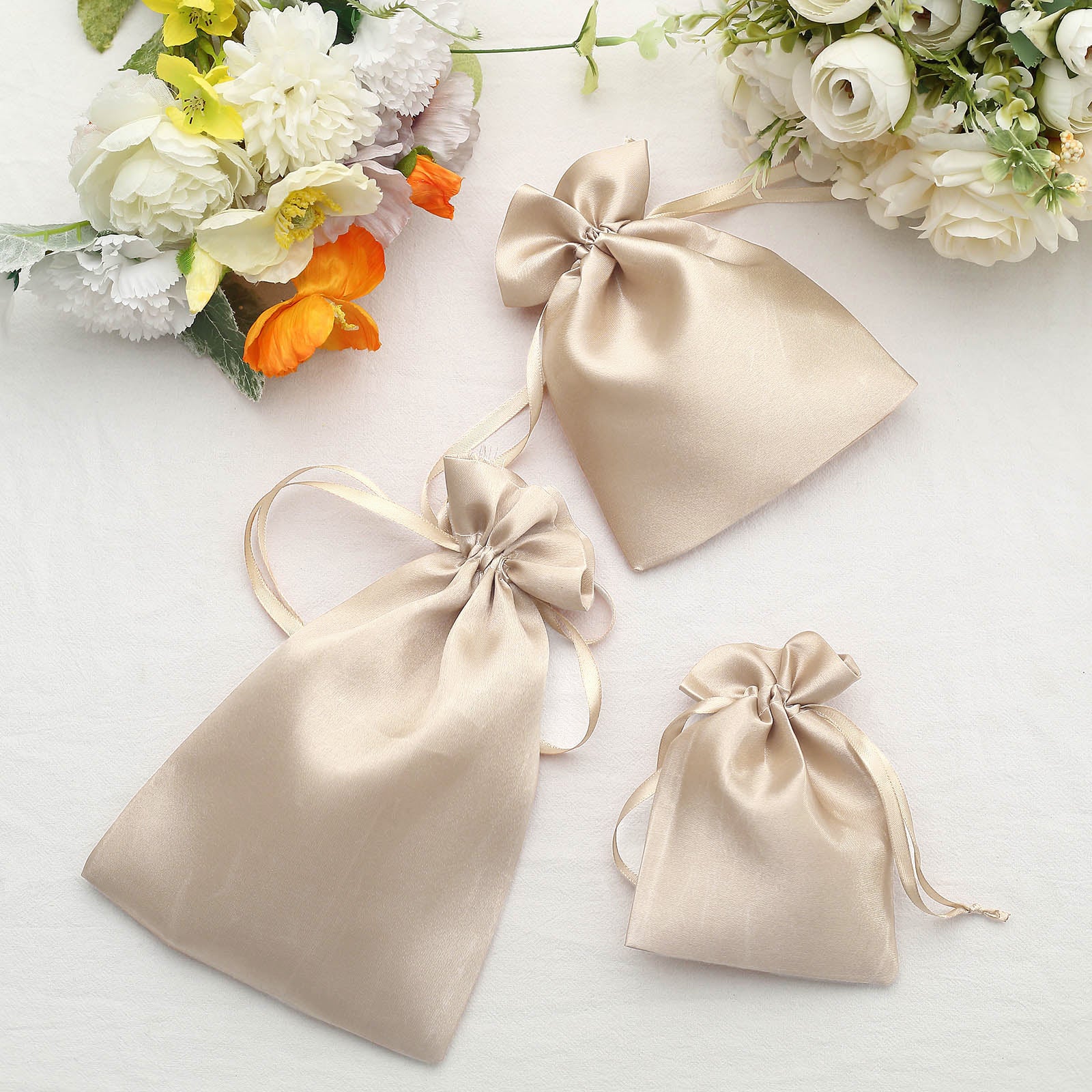 60 pcs 4x6" SATIN FAVOR BAGS Wedding Party Reception Gift Favors Bulk WHOLESALE - Picture 19 of 124