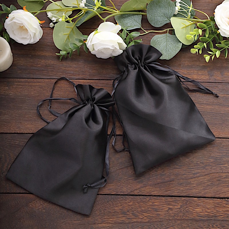 6x9" SATIN BAGS with Pull String Wedding Party Gift Favors Pouches Wholesale - Picture 22 of 81