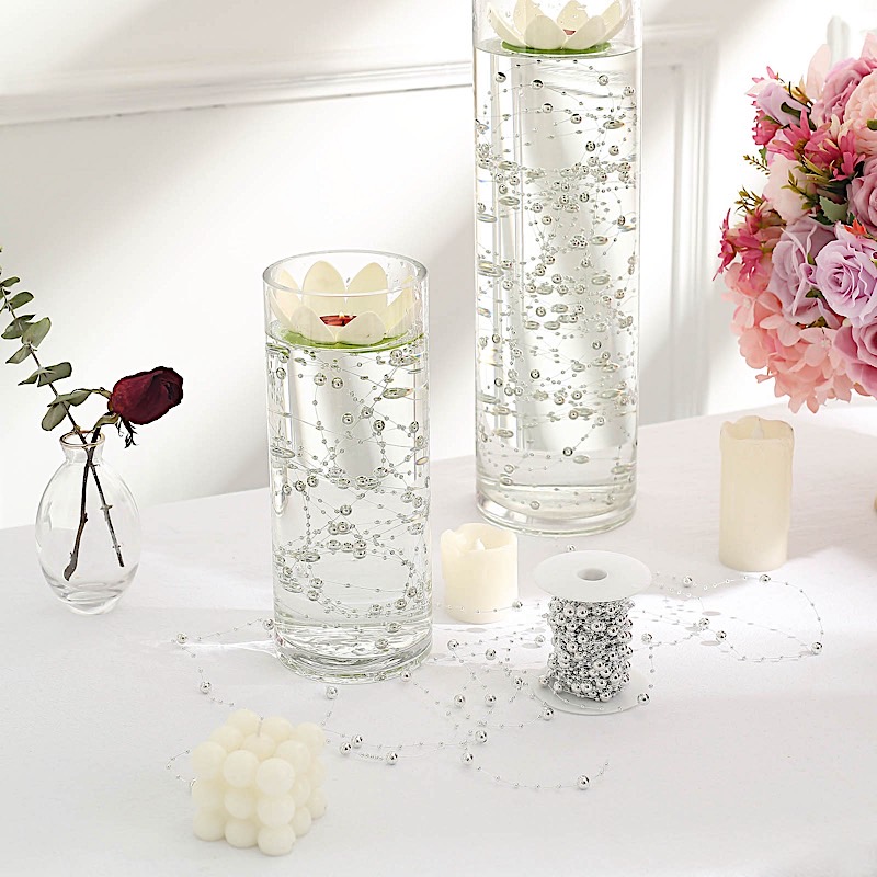 100 feet Artificial Pearls String Beads GARLAND ROLL Party Events Decorations
