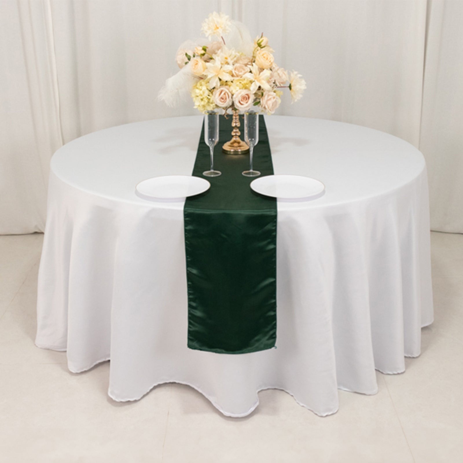 12" x 108" Satin Tischplatte Läufer glänzend Hochzeit Party Catering Dekorationen - Bild 83 von 170
