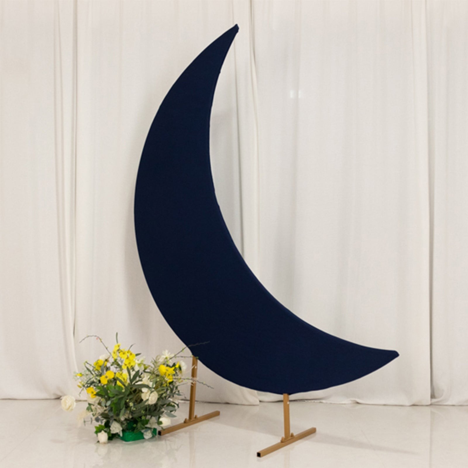 6.5 ft Spandex Crescent Moon Wedding Arch Cover Party Events Decorations - Picture 12 of 25