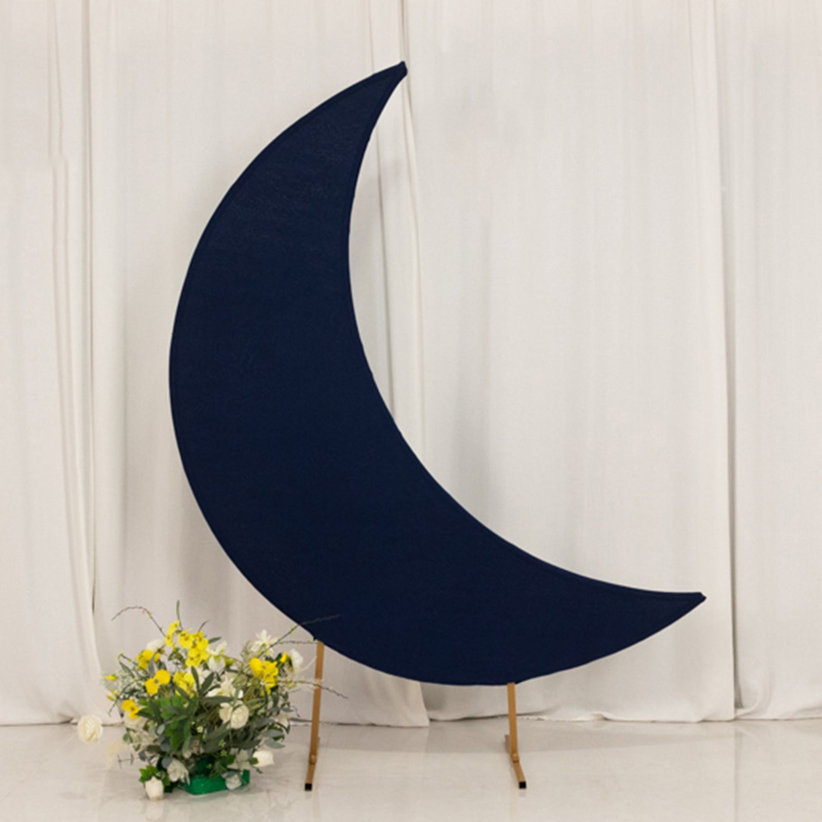 6.5 ft Spandex Crescent Moon Wedding Arch Cover Party Events Decorations - Picture 11 of 25