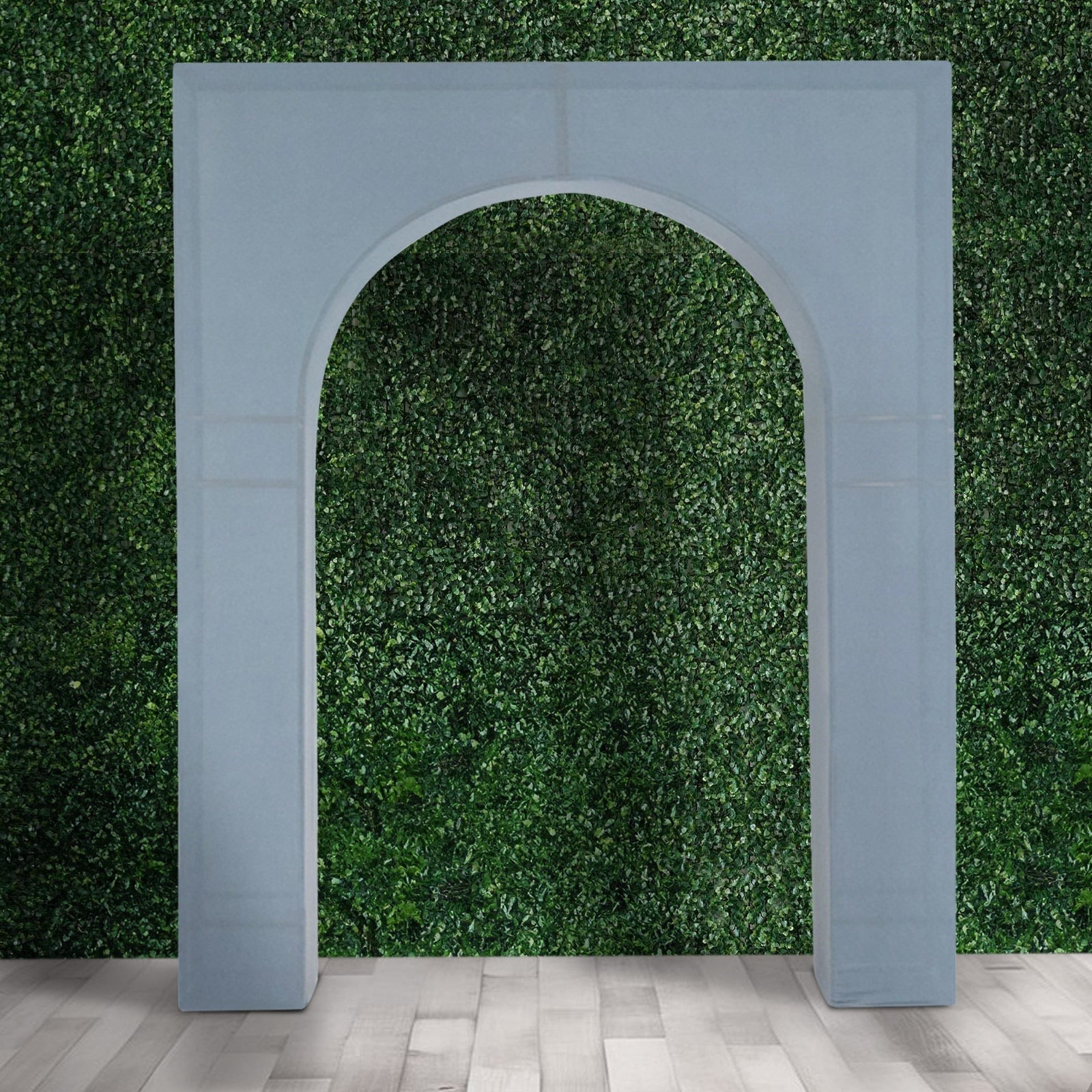 7 ft DUSTY BLUE Spandex Wedding Arch Cover for Arc de Triomphe Stand