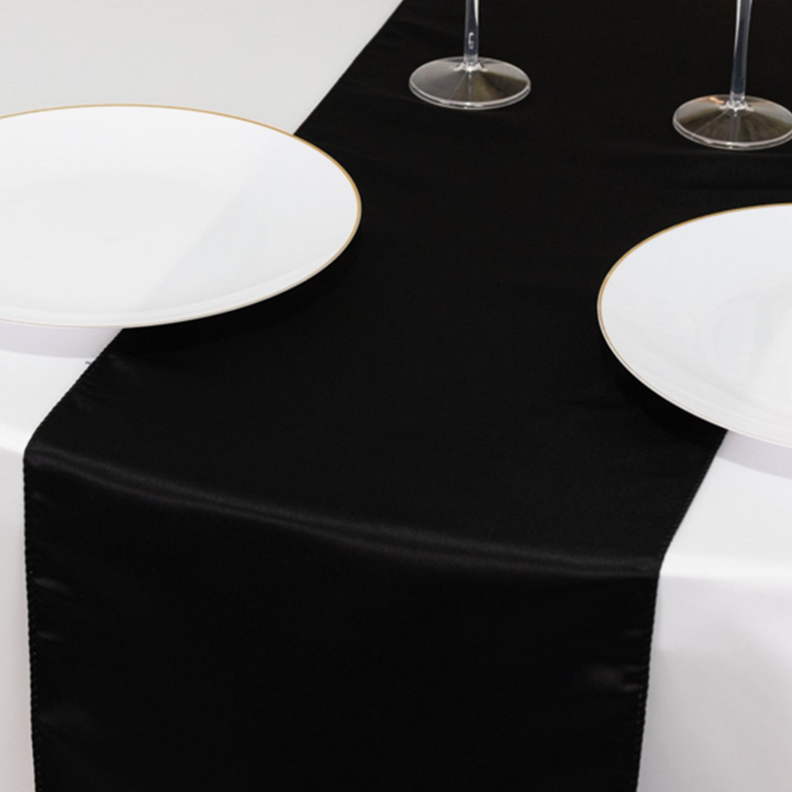 12" x 108" Satin Tischplatte Läufer glänzend Hochzeit Party Catering Dekorationen - Bild 22 von 170