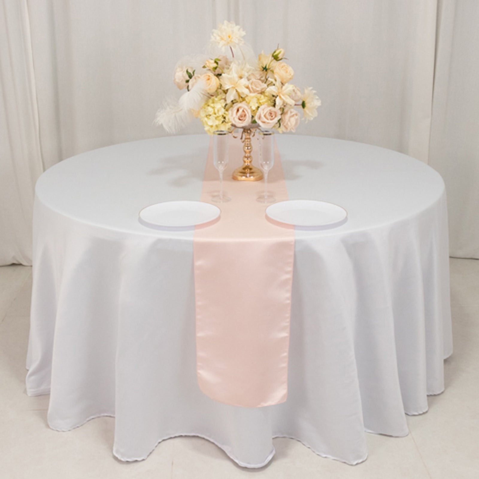 12" x 108" Satin Tischplatte Läufer glänzend Hochzeit Party Catering Dekorationen - Bild 27 von 170