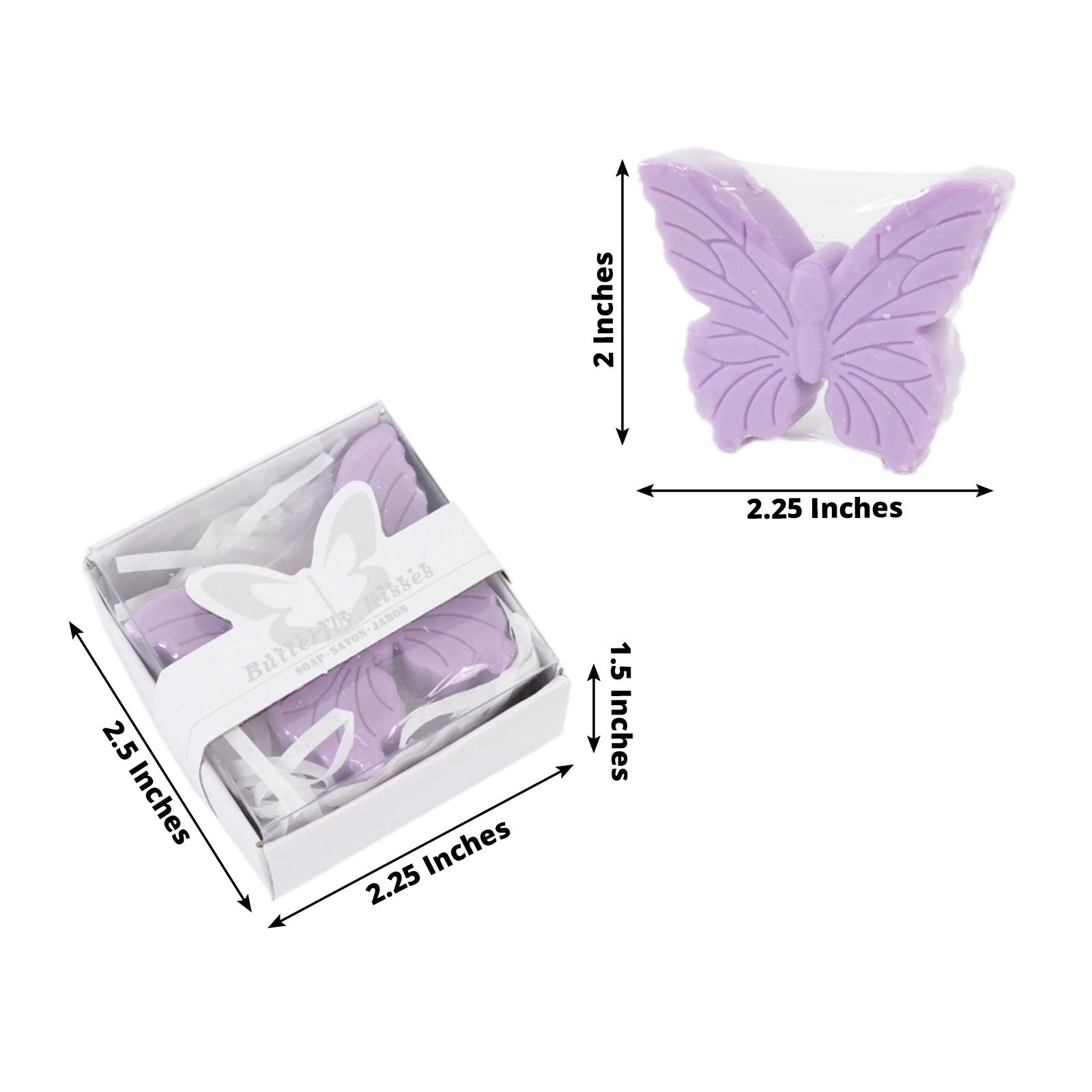 10 Butterfly Unscented Soap Party Favors Gift Boxes Events Decorations - Picture 18 of 25