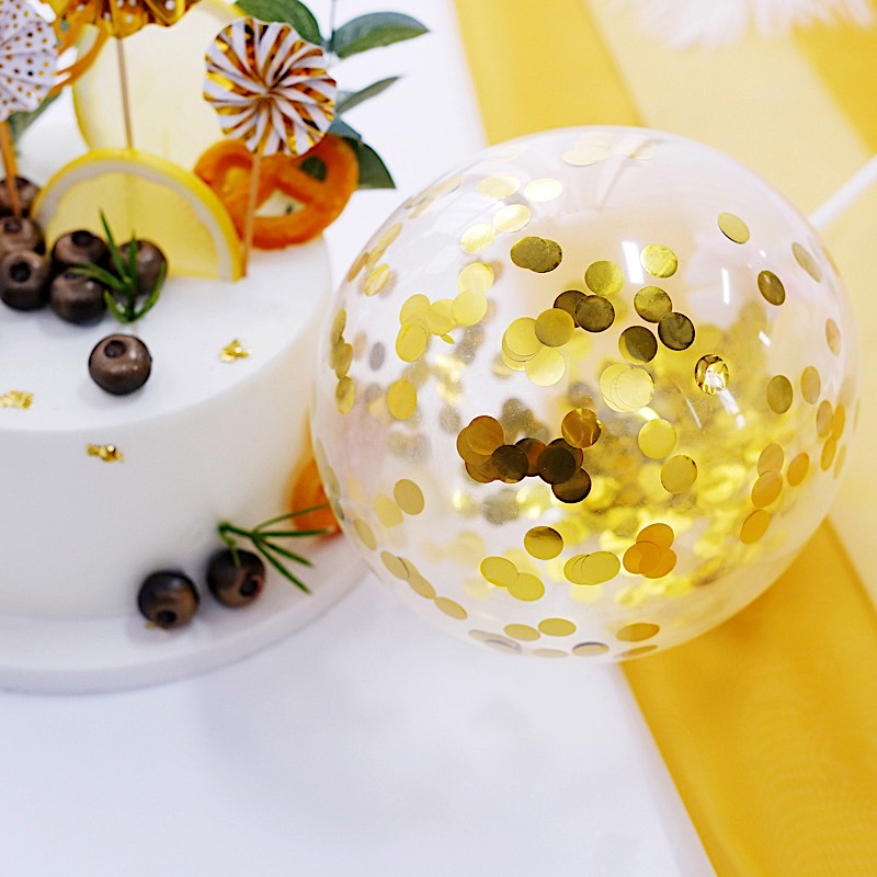 Juego de TOPPER DE PASTEL de feliz cumpleaños ventiladores de papel confeti suministros de decoración de globo - Imagen 17 de 53