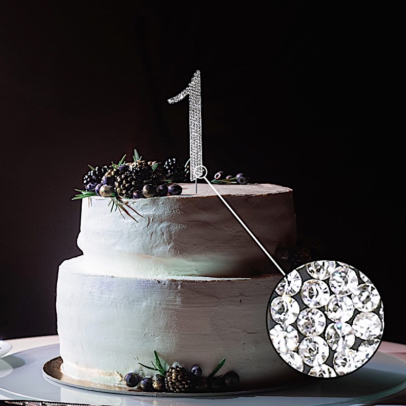 4,5" groß Strass TORTENAUFLEGER Hochzeit Party Dekoration Zubehör im Angebot - Bild 63 von 74