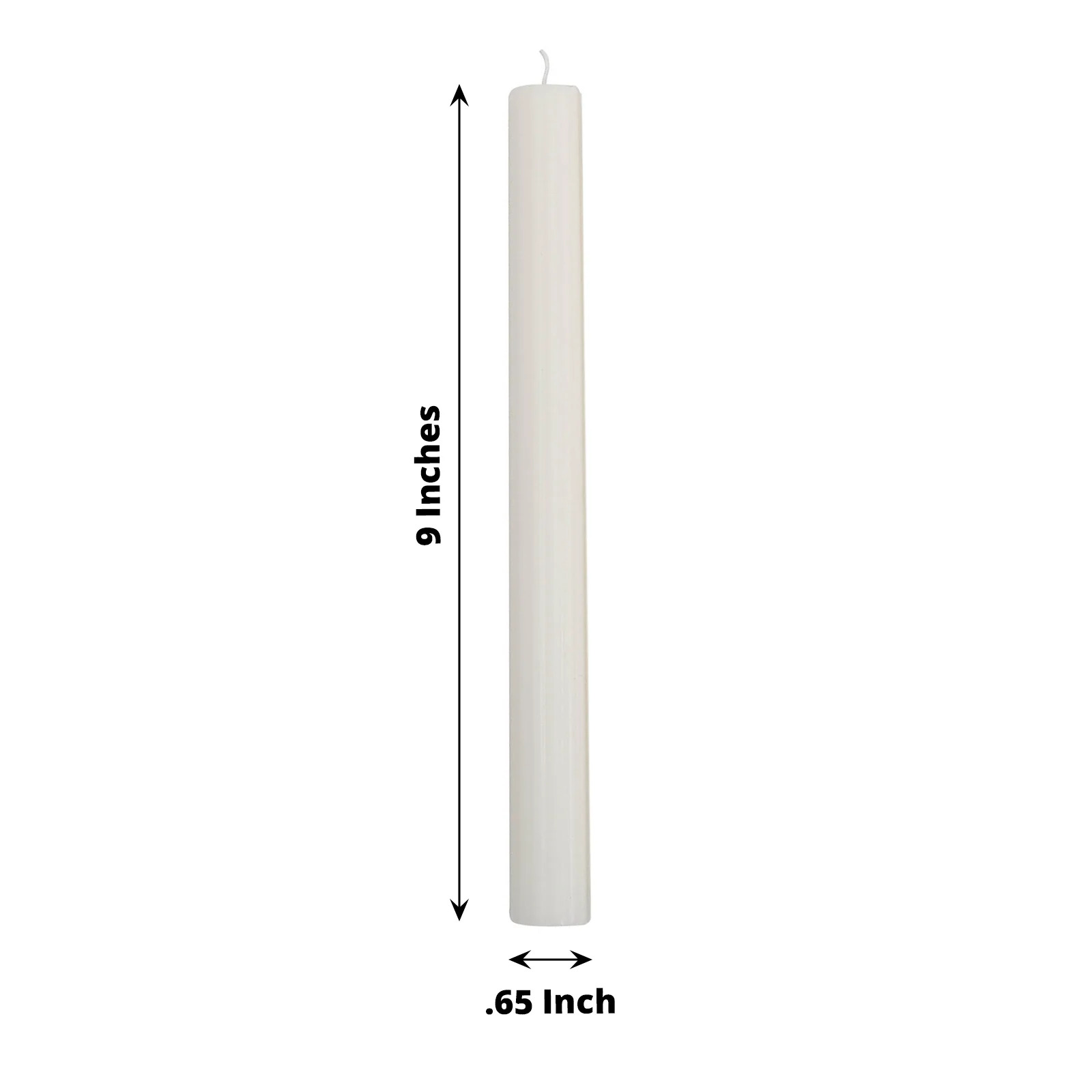 5 Unscented 9 in Premium Wax Taper CANDLES Ribbed Design Party Events Supplies - Picture 70 of 73