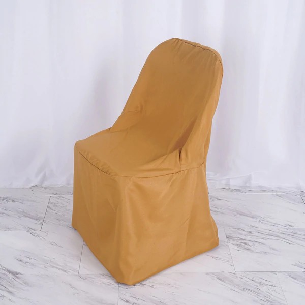 Polyester FOLDING CHAIR COVERS Party Wedding Banquet Event Decorations Supplies - Picture 57 of 134