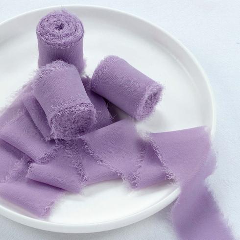 1.5 in x 6 yards CHIFFON RIBBON ROLLS Wedding Party Events Gifts Crafts Supplies - Picture 120 of 130