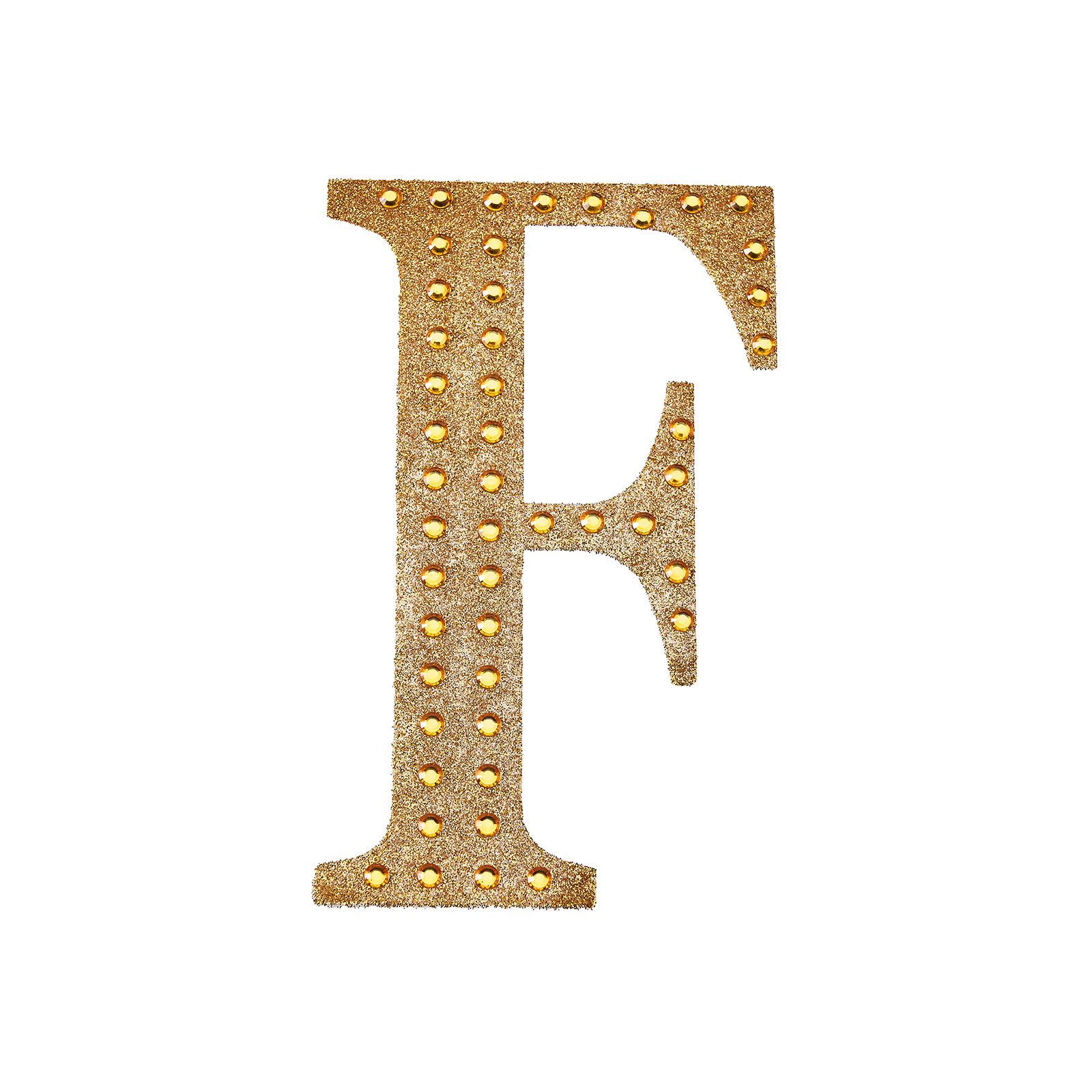 4" tall Gold Letter Self-Adhesive Rhinestones Gem Sticker Wedding Party Crafts - Picture 38 of 177