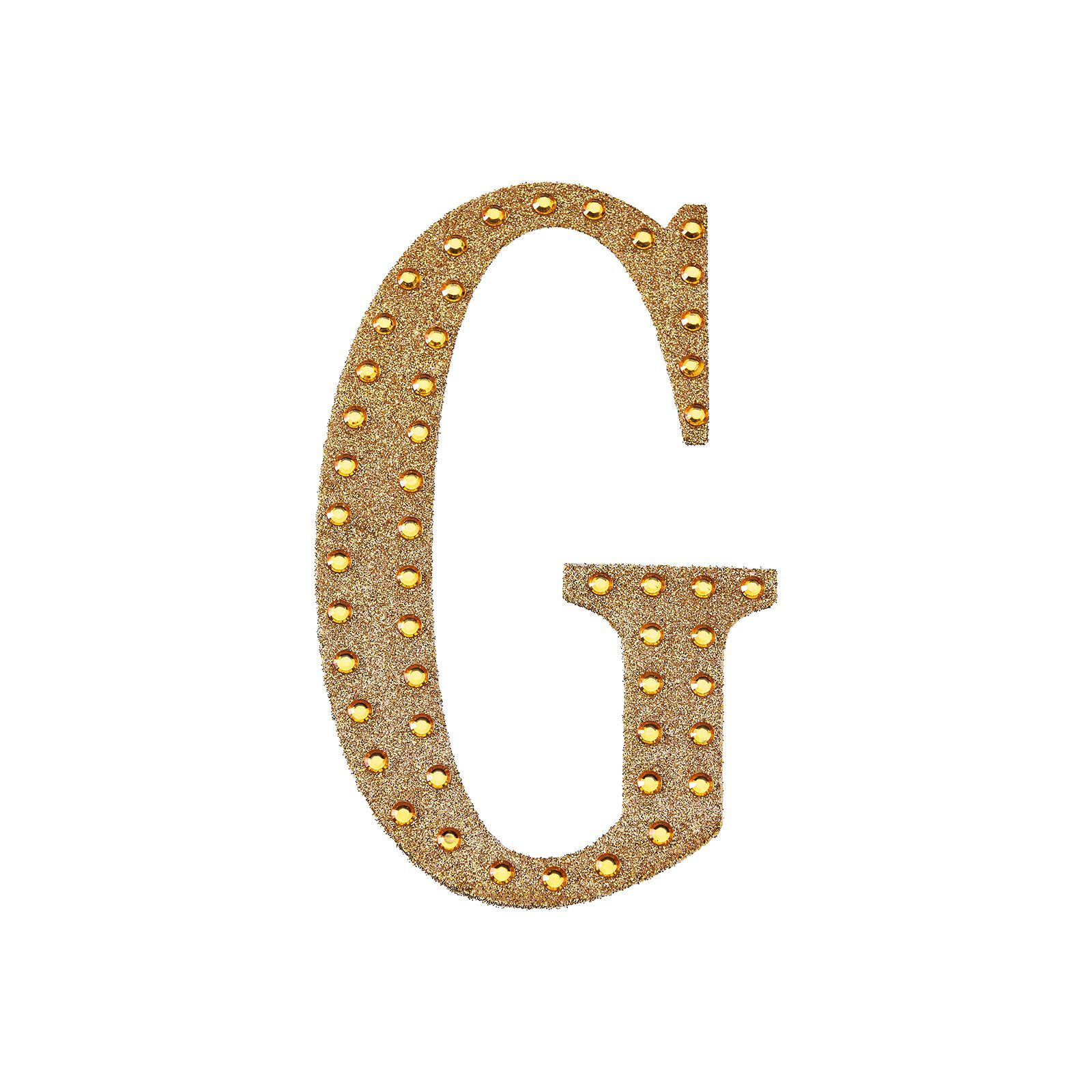 4" tall Gold Letter Self-Adhesive Rhinestones Gem Sticker Wedding Party Crafts - Picture 45 of 177
