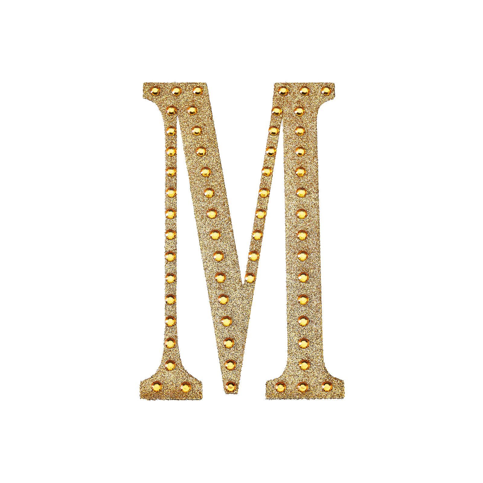 4" tall Gold Letter Self-Adhesive Rhinestones Gem Sticker Wedding Party Crafts - Picture 80 of 177