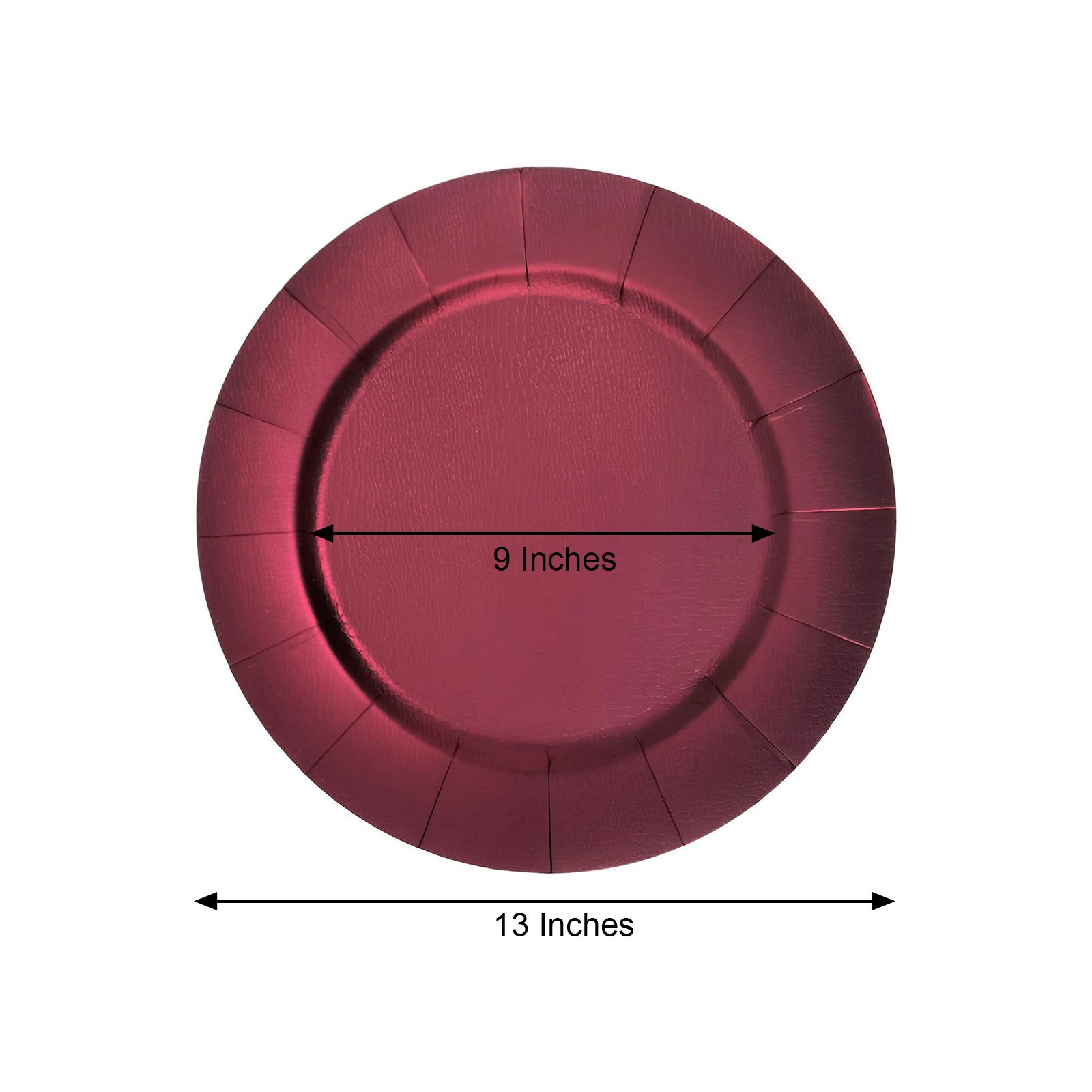 10 Round 13" Disposable Paper Charger Plates Wedding Party Events Home Supplies - Picture 4 of 72