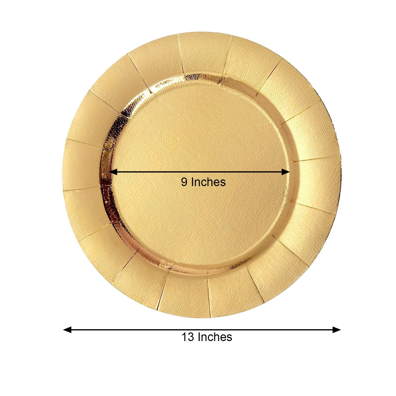 10 Round 13" Disposable Paper Charger Plates Wedding Party Events Home Supplies - Picture 20 of 72