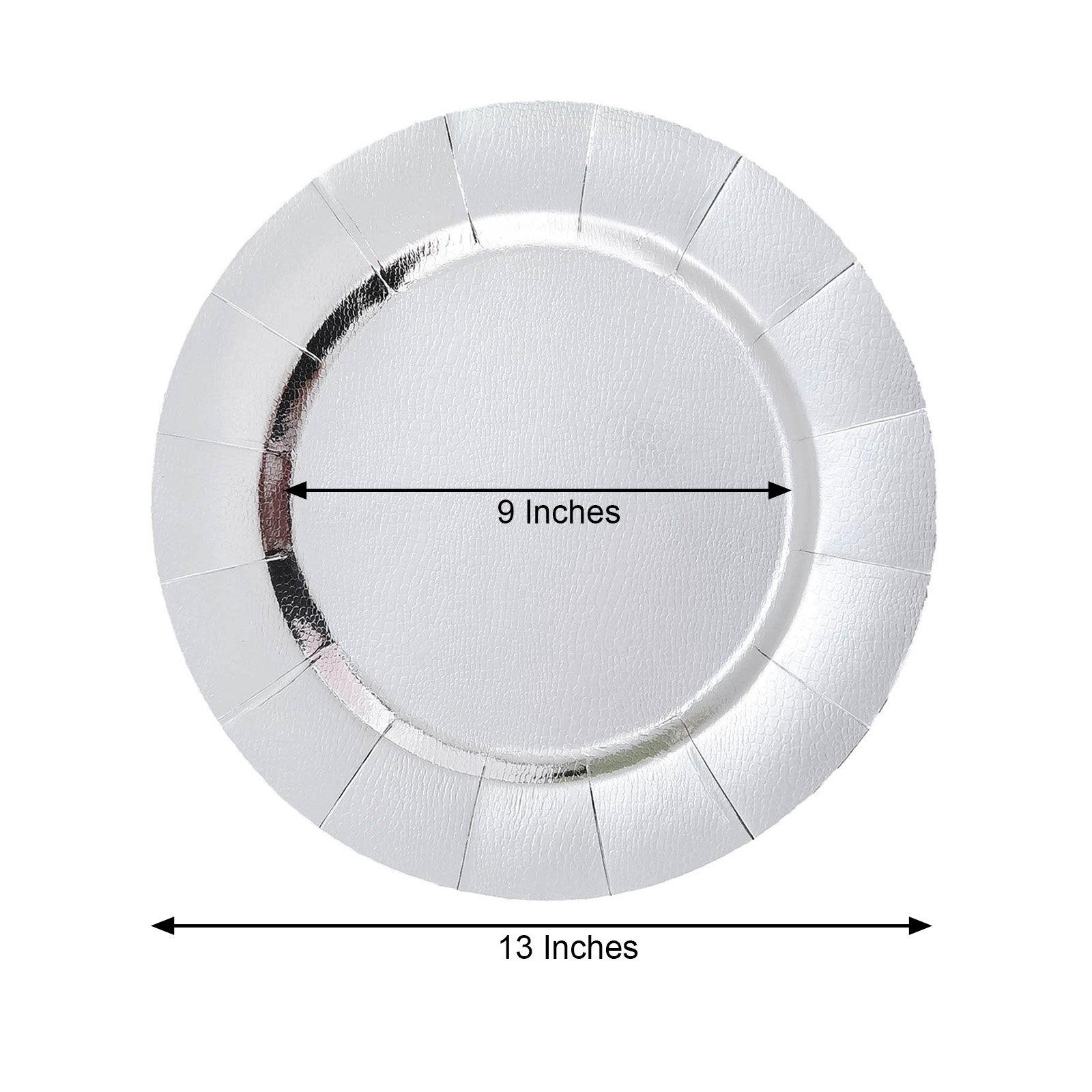 10 Round 13" Disposable Paper Charger Plates Wedding Party Events Home Supplies - Picture 60 of 72