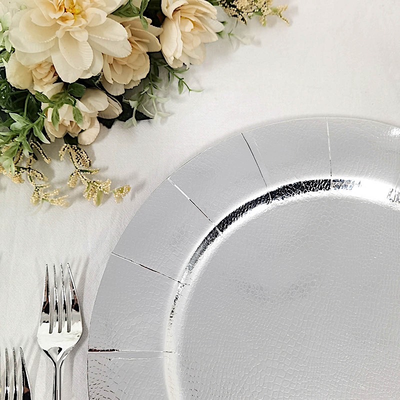 10 Round 13" Disposable Paper Charger Plates Wedding Party Events Home Supplies - Picture 63 of 72