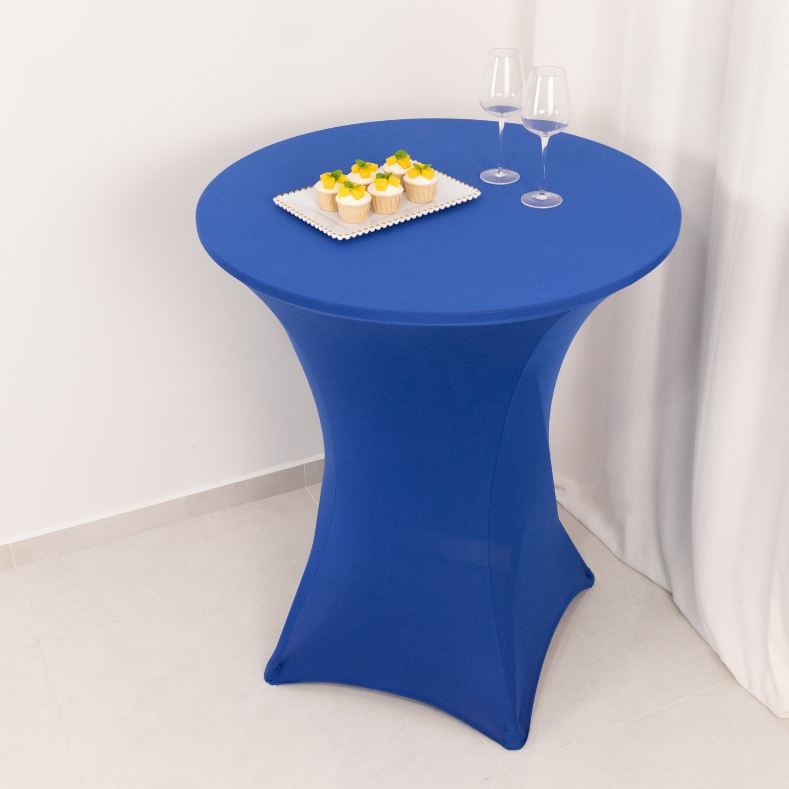36" Elegant Spandex Cocktail Table Cover High Top Style Tablecloths Wedding - Picture 110 of 147
