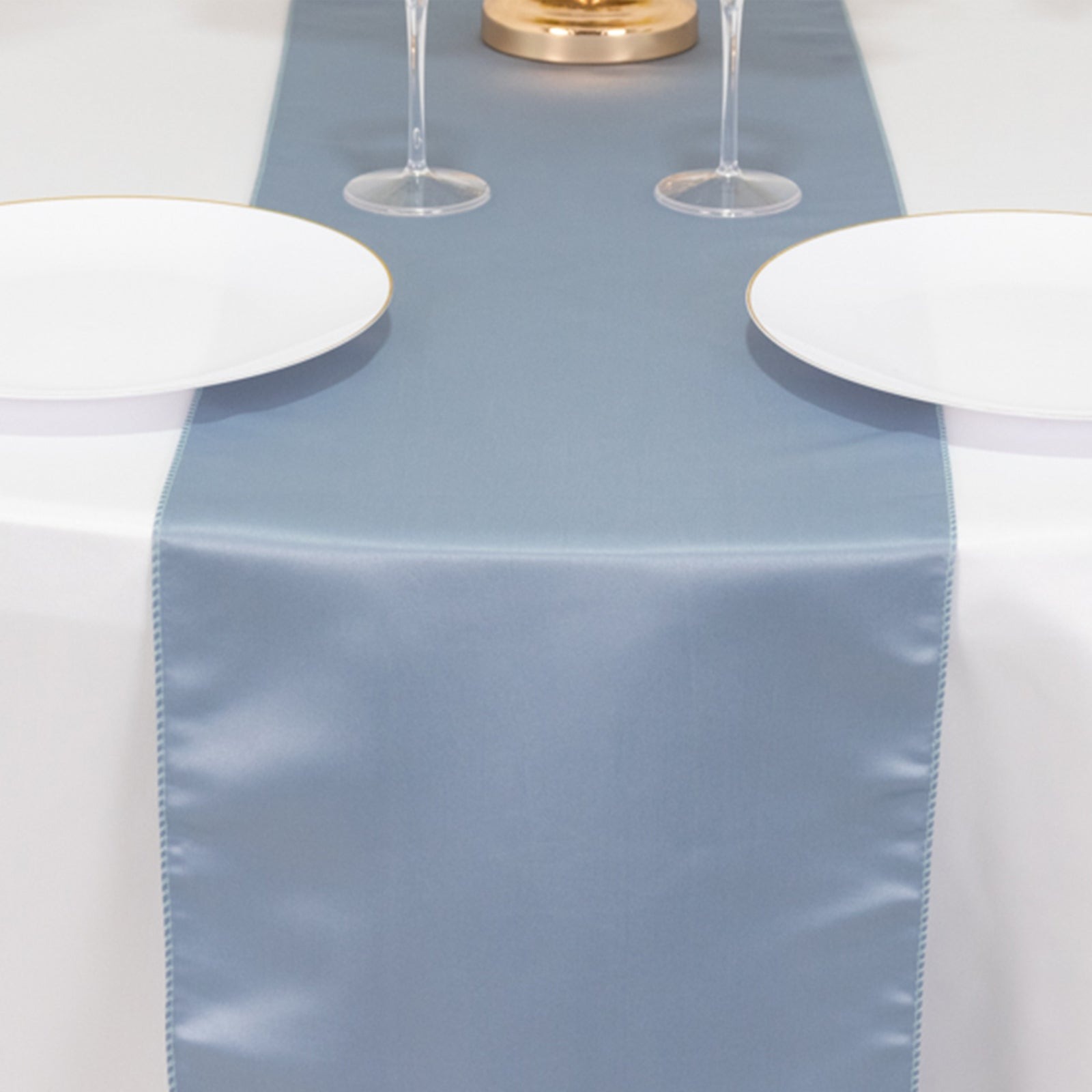 12" x 108" Satin Tischplatte Läufer glänzend Hochzeit Party Catering Dekorationen - Bild 54 von 170