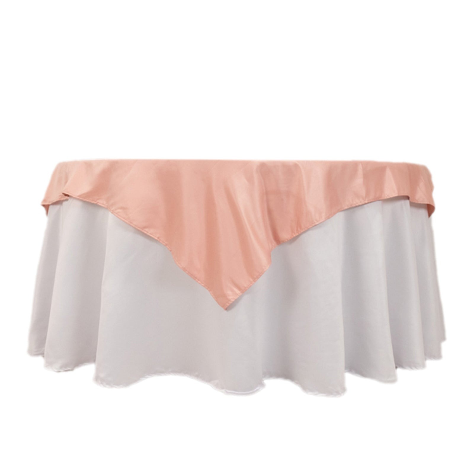 54"x54" Square Lamour Satin Tablecloths for a Wedding Party Decorations Supplies - Picture 43 of 135