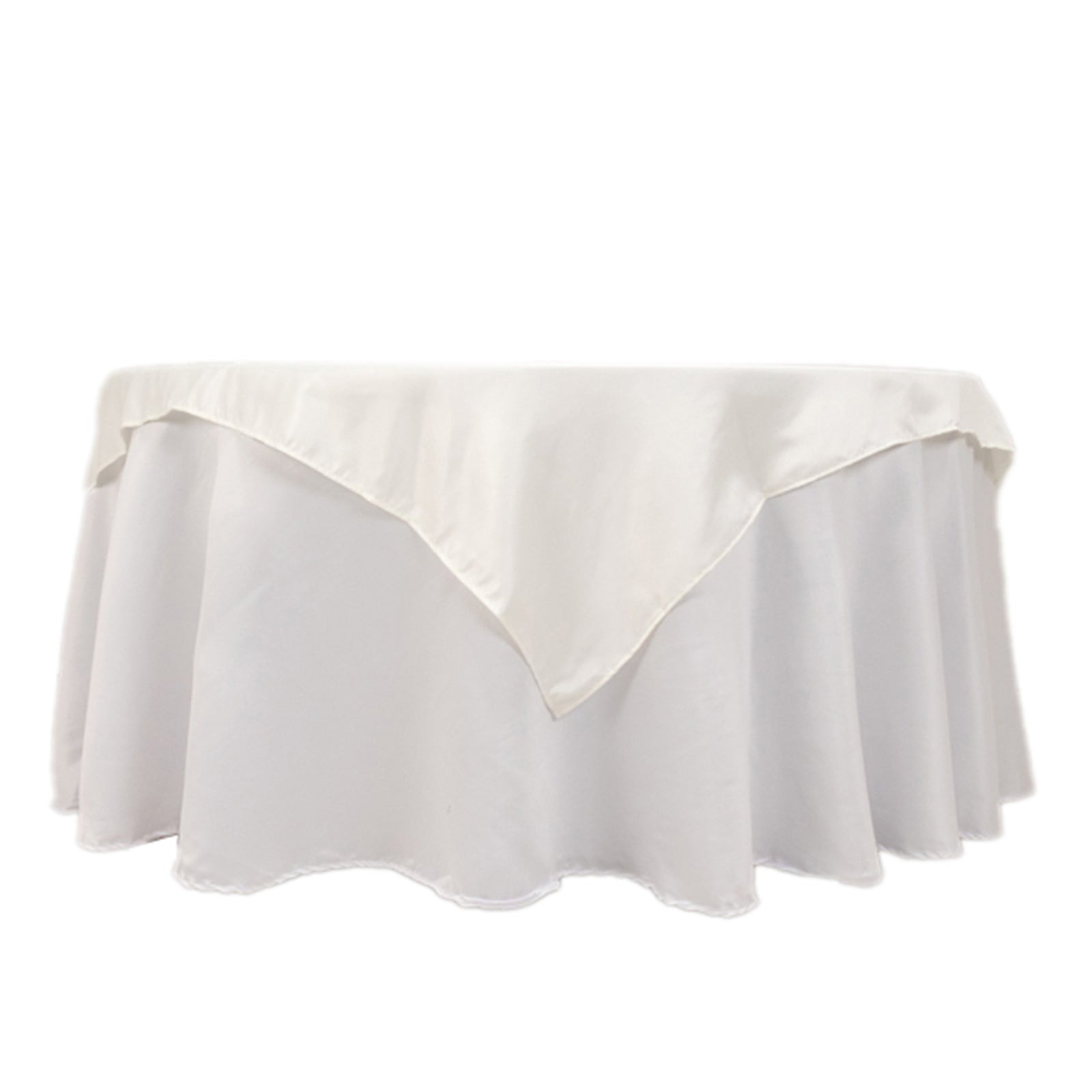 54"x54" Square Lamour Satin Tablecloths for a Wedding Party Decorations Supplies - Picture 69 of 135