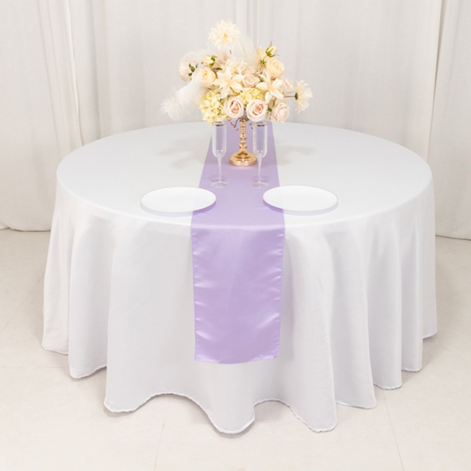 12" x 108" Satin Tischplatte Läufer glänzend Hochzeit Party Catering Dekorationen - Bild 99 von 170