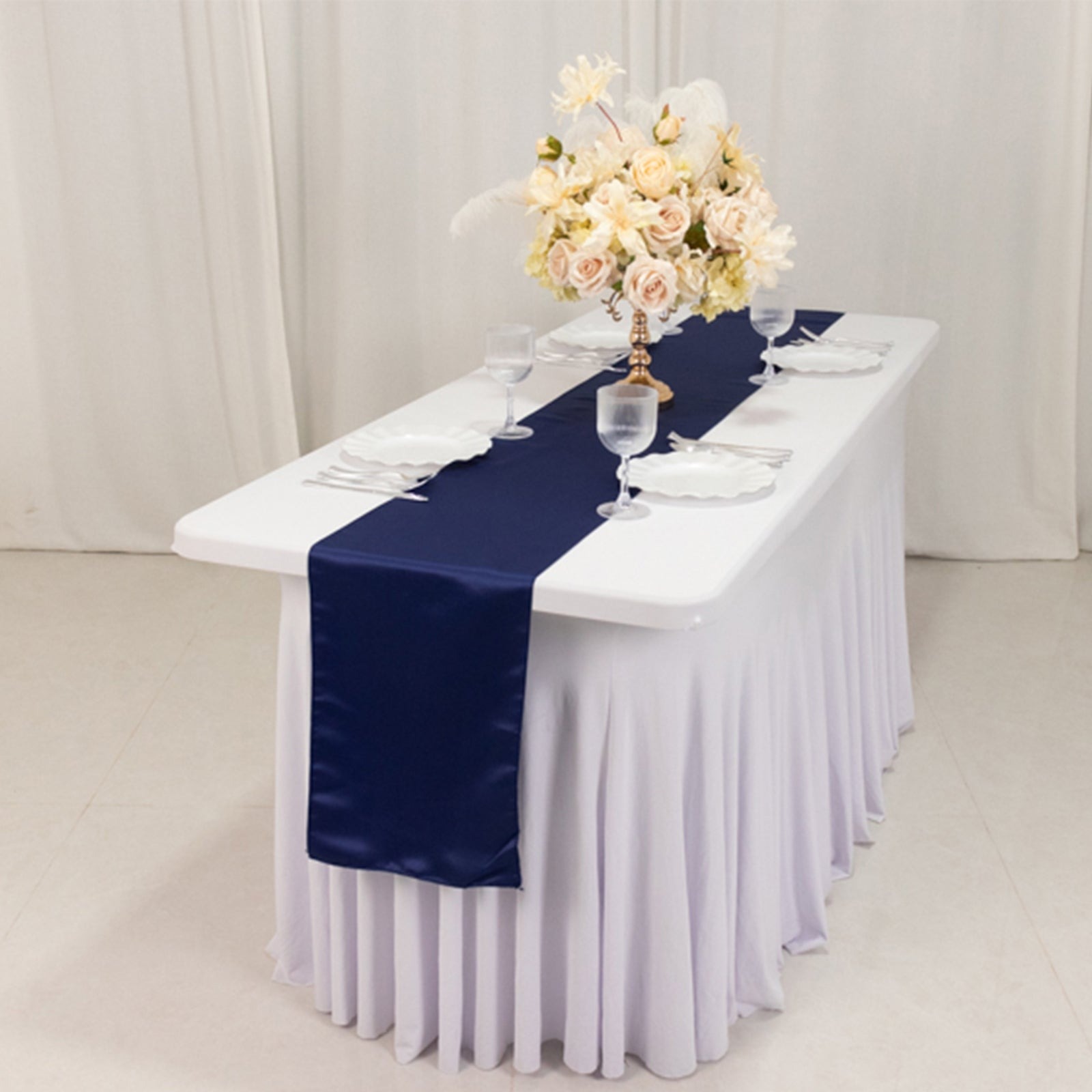 12" x 108" Satin Tischplatte Läufer glänzend Hochzeit Party Catering Dekorationen - Bild 109 von 170