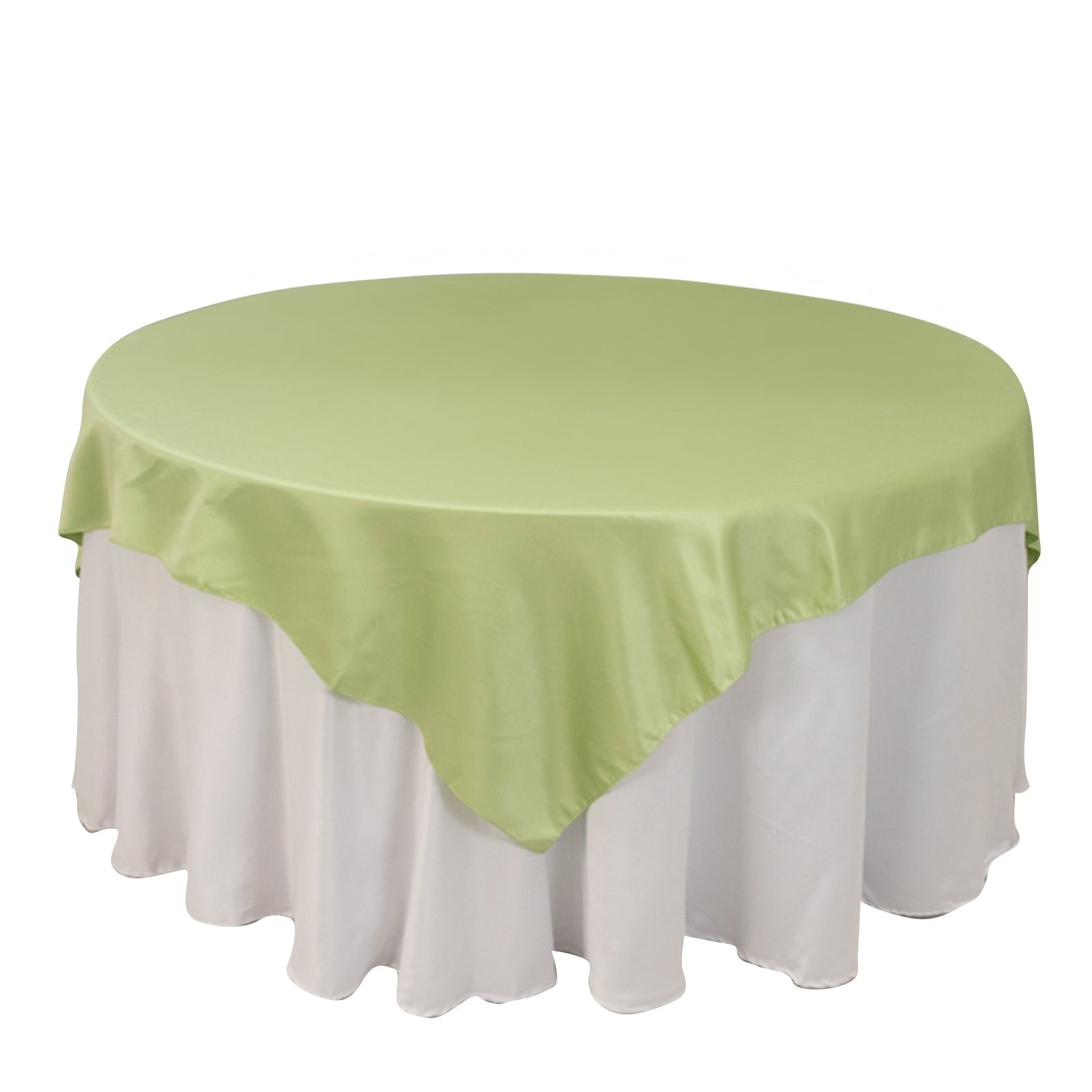 72" Square SATIN Table Overlay Smooth Finish Wedding Table Linens Decorations - Picture 148 of 171