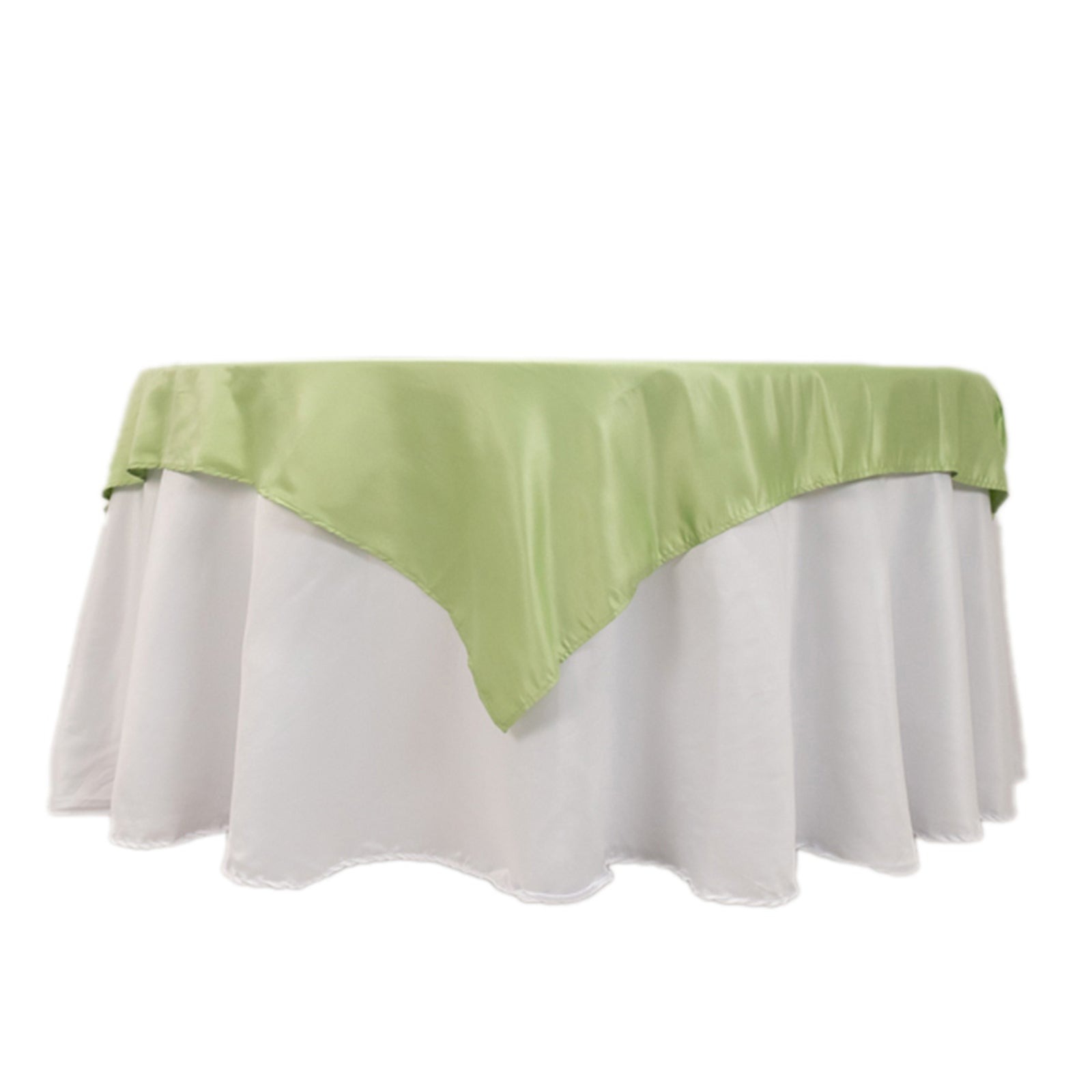 54"x54" Square Lamour Satin Tablecloths for a Wedding Party Decorations Supplies - Picture 118 of 135