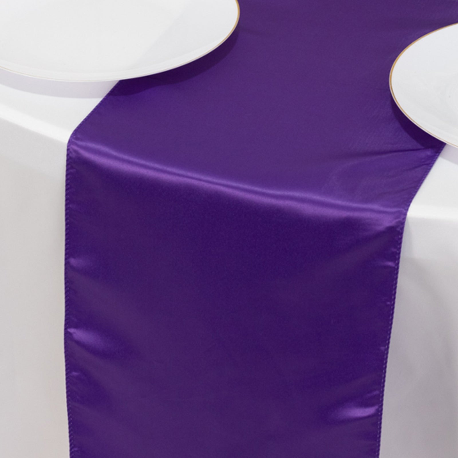 12" x 108" Satin Tischplatte Läufer glänzend Hochzeit Party Catering Dekorationen - Bild 135 von 170