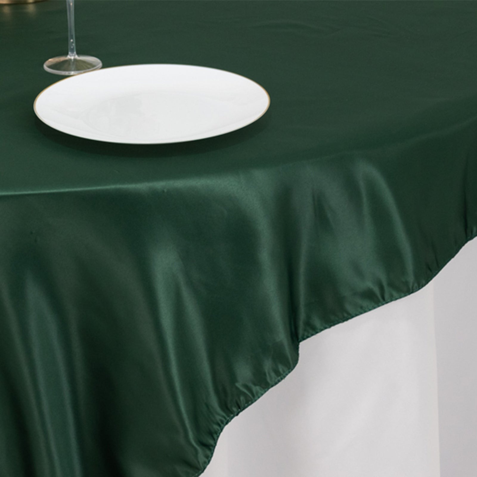 72" Square SATIN Table Overlay Smooth Finish Wedding Table Linens Decorations - Picture 81 of 171
