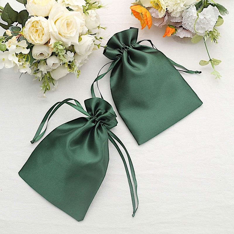 6x9" SATIN BAGS with Pull String Wedding Party Gift Favors Pouches Wholesale - Picture 50 of 81