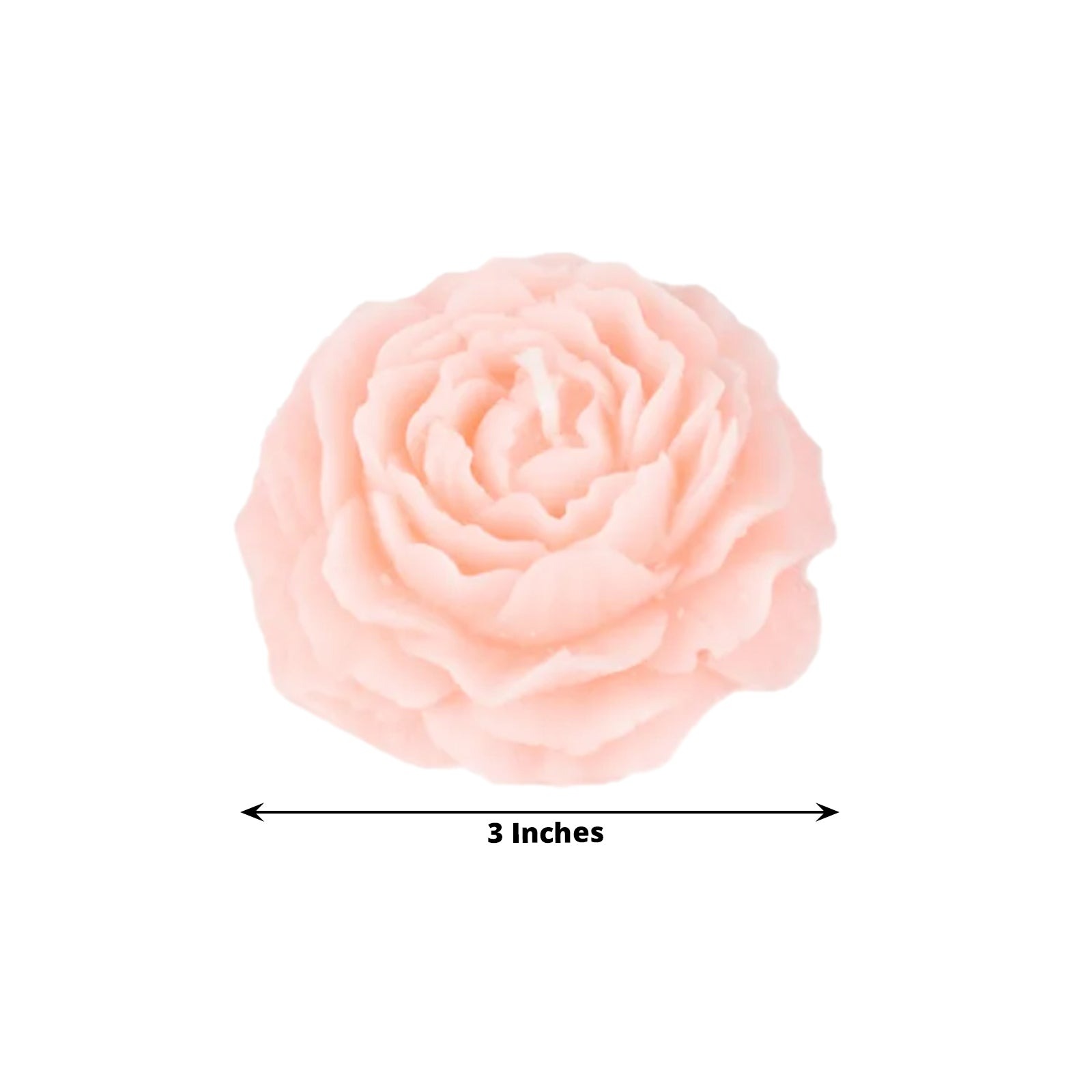 5 Peony Flower Scented Candles Party Decorations Bridal Shower Birthday - Picture 5 of 17