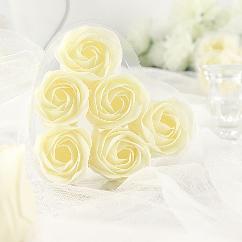 24 Scented Rose Soap Wedding Favors Gift Boxes Ribbons Party Events Decorations - Picture 14 of 66