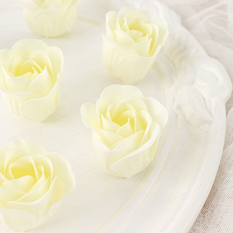 24 Scented Rose Soap Wedding Favors Gift Boxes Ribbons Party Events Decorations - Picture 12 of 66