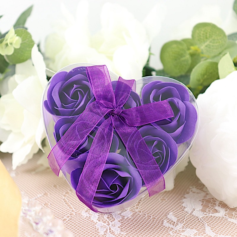 24 Scented Rose Soap Wedding Favors Gift Boxes Ribbons Party Events Decorations - Picture 34 of 66