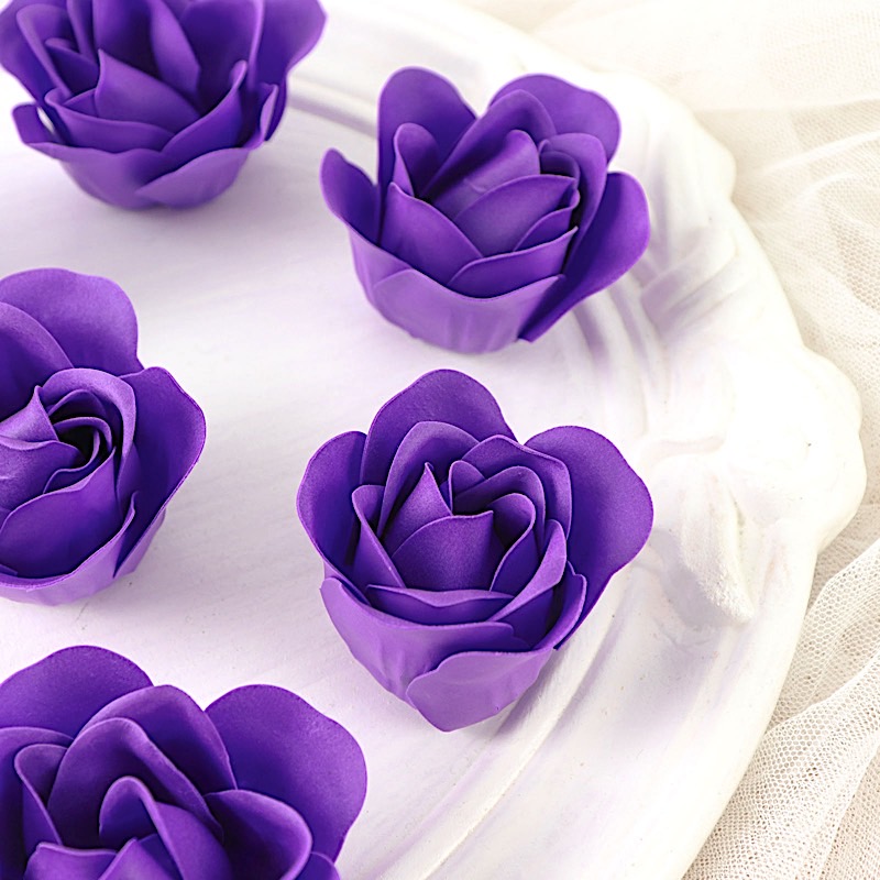 24 Scented Rose Soap Wedding Favors Gift Boxes Ribbons Party Events Decorations - Picture 28 of 66